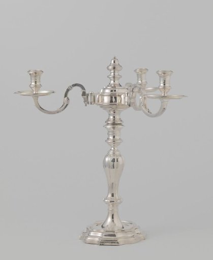 Candelabrum, presented to Captain Cornelis Schrijver
