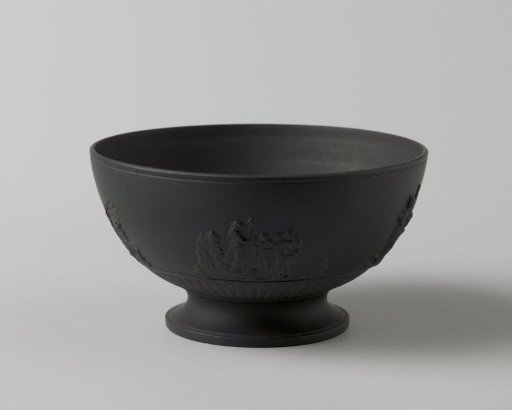 Spinning Bowl of Earthenware, E.J. Birch Black Basalt