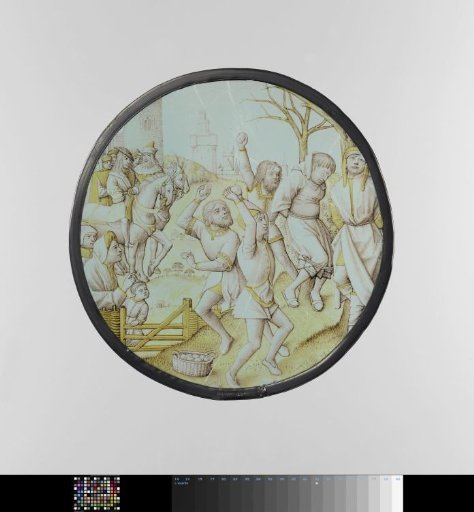 Square with the stoning of the elders from the history of Susanna