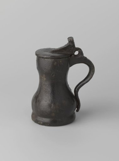 Tin drinking jug