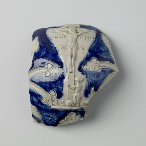 Fragment of a jug with the Crucifixion