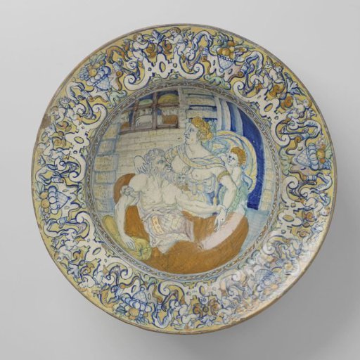 Plate with Cimon and Pero