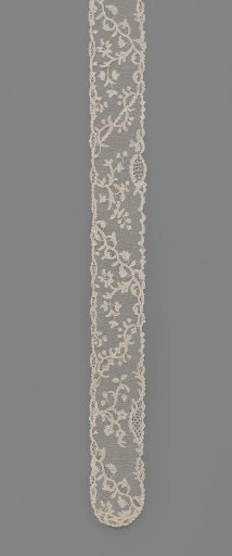 Two Sewn-together Lace Caps (Barbes) of Needle Lace