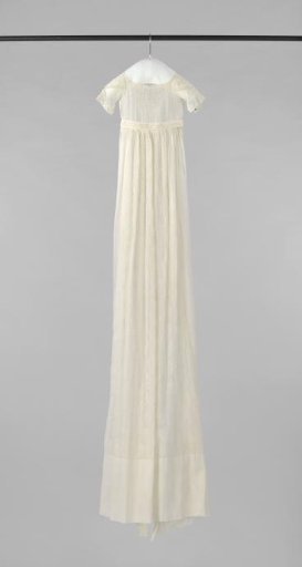 A white silk petticoat. Part of baptismal gown inv. no. BK-NM-12795-B.