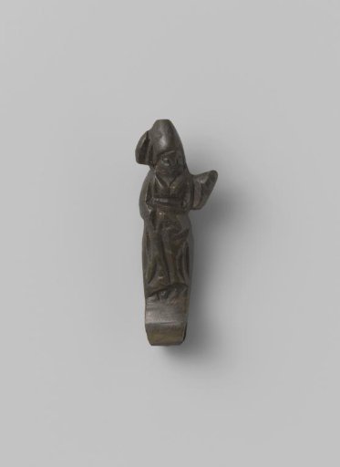 Bracket hook in the shape of a female figure