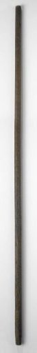 Pilgrim's staff of wood, decorated with relief-carved ornaments