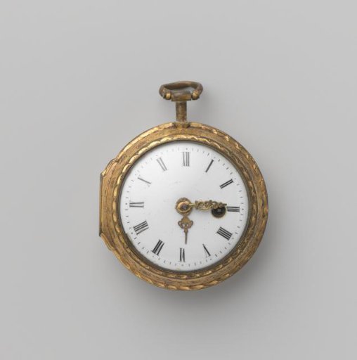 Gilded copper watch