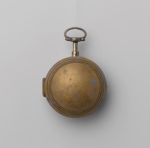 Clock, silvered