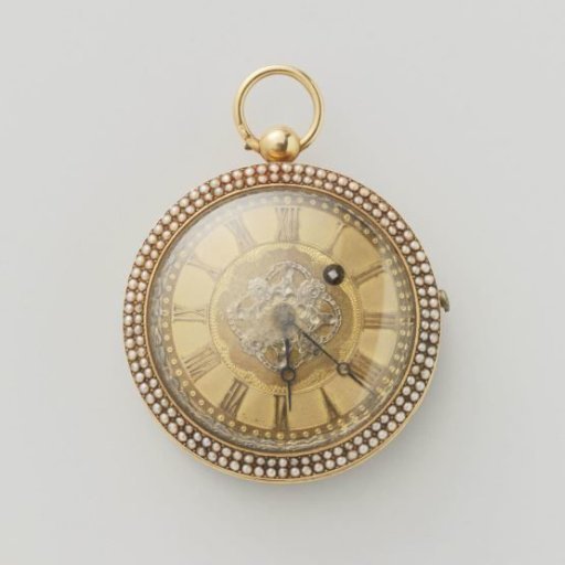 Watch with pearls