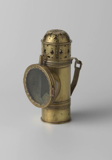 Hand lantern of brass