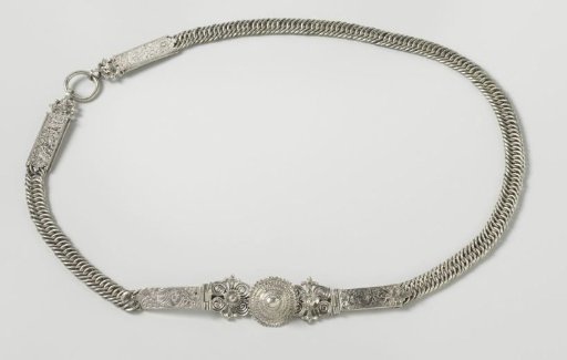 Belt, the broad links with genii and reclining women