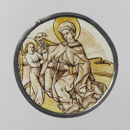 Window with the evangelist Matthew