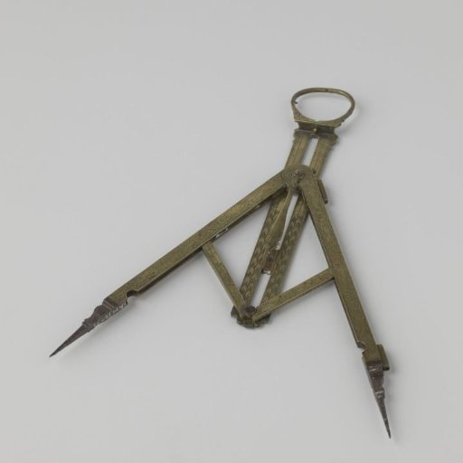Compass of brass and iron