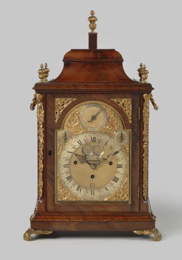 Table Clock with Striking and Playing Mechanism