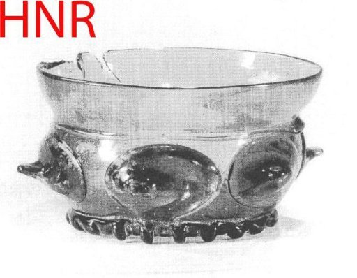 Glass, known as Krautstrunk (cabbage stalk)