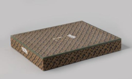 Box in which a dress and skirt were kept