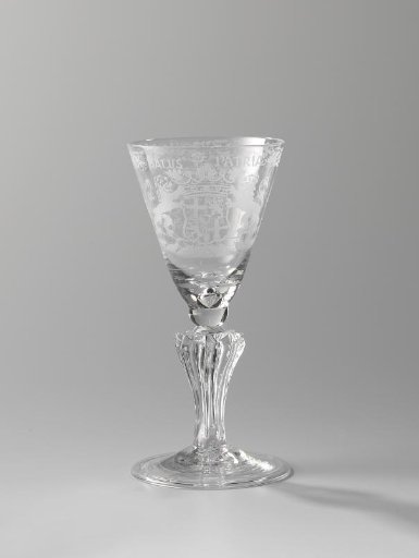 Wineglass with the Arms of the Province of Utrecht and a Soldier