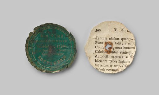 Document belonging to a watch