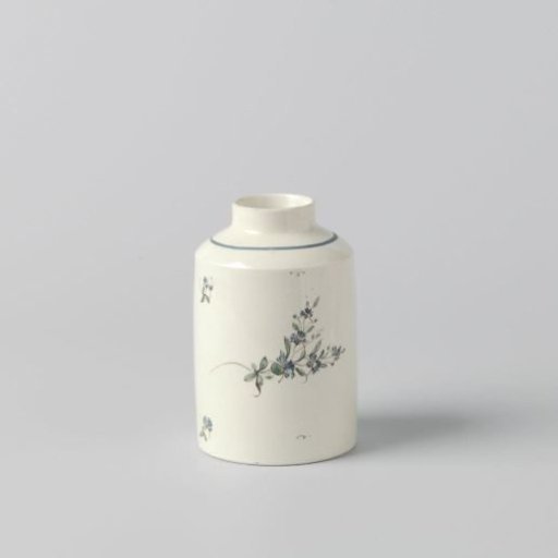 Teapot of hard-fired earthenware; Leeds creamware