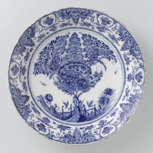 Faience Dish