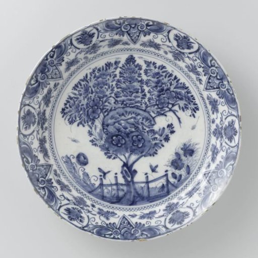 Faience Dish