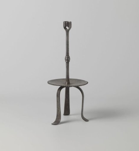 Candelabrum of iron on three legs