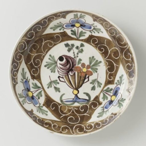 Faience plate