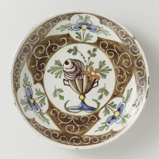 Faience plate