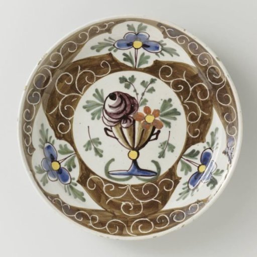Faience plate