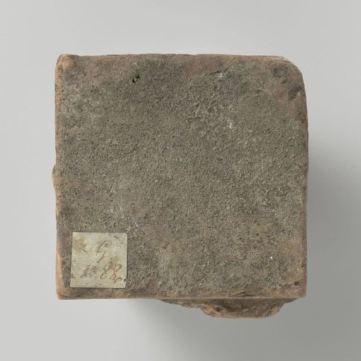 Floor tile of red-firing earthenware