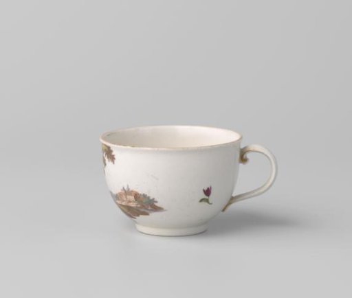 Cup with a landscape