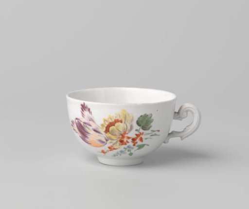 Cup with flower sprays