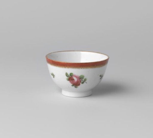 Cup with flower sprays