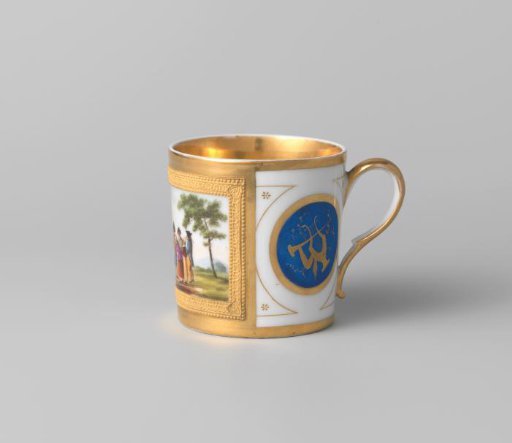 Cup with a Peasant Wedding