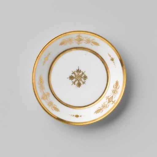 Dish with floral scrolls