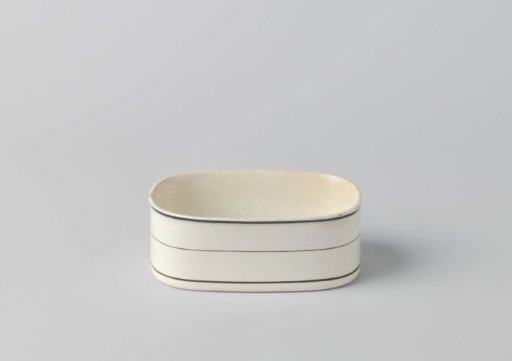 Butter boat of hard-baked earthenware, Wedgwood creamware