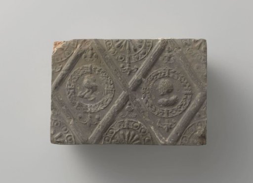 Fireplace with an image