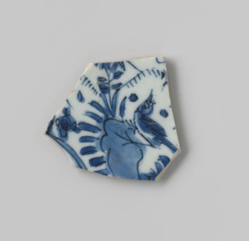 Sherd with a Bird on a Rock