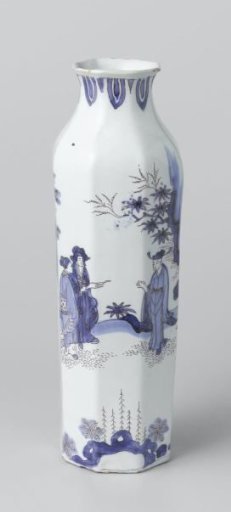 Two vases (roller wagons)