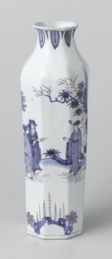 Two vases (roller wagons)