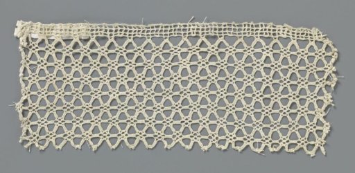 Strip of Bobbin Lace with Triangular Meshes