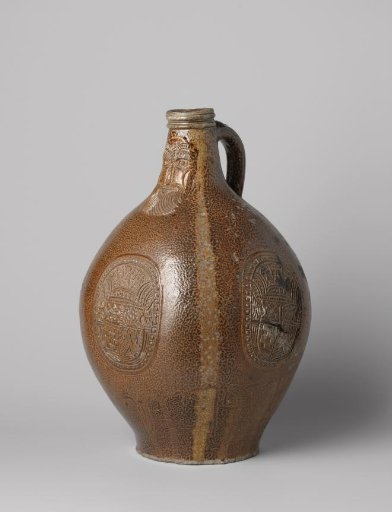 Jug (Bartmann jug) with a coat of arms