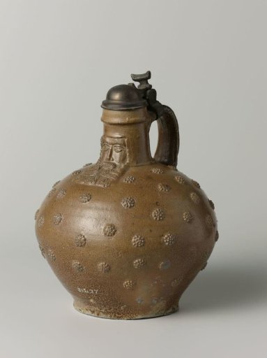 Bearded man jug