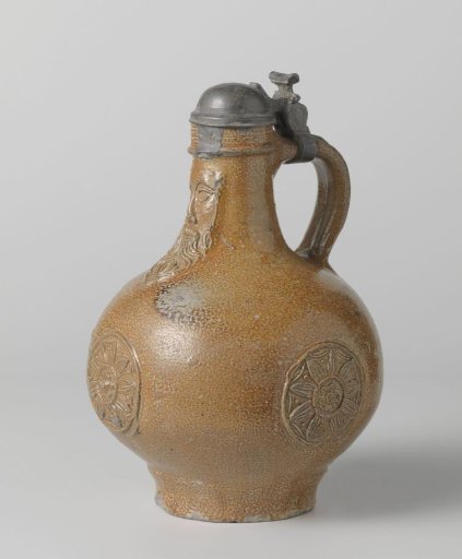 Bartmann jug with three rosettes