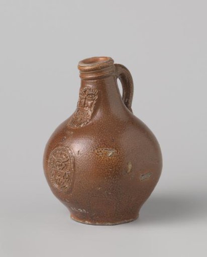 Jug (Bartmann jug) with a coat of arms