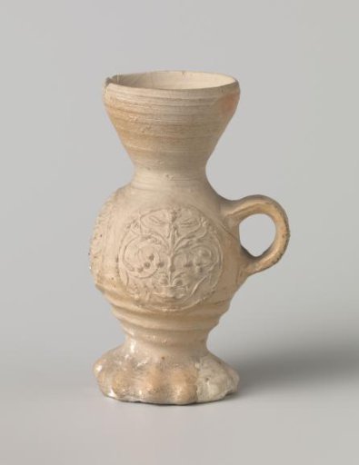 Beaker 'trichterhalsbecher' with the Expulsion from Paradise and floral scrolls