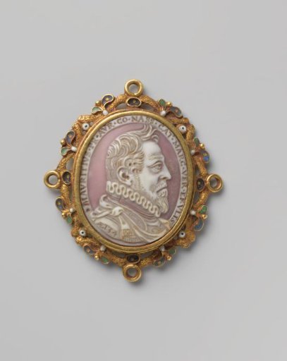 Pendant with portrait of Prince Maurice of Nassau (1567-1625)