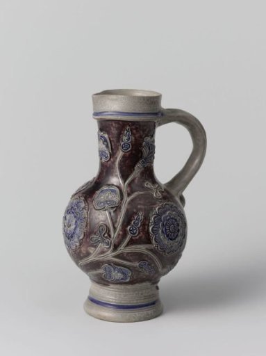 Jug with floral scrolls