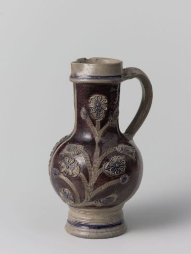 Jug with floral scrolls