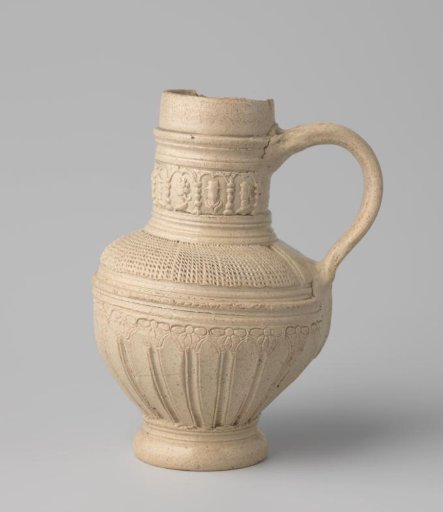 Jug with portraits and fluting